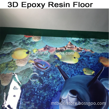 Epoxy Resin and Hardner for 3D Flooring